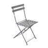 Padstow Folding 2 Seater Bistro Set - Grey