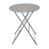 Padstow Folding 2 Seater Bistro Set - Grey