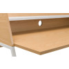 Palmer White and Oak Effect Finish Desk (D60 x W120 x H89)