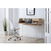 Palmer White and Oak Effect Finish Desk (D60 x W120 x H89)