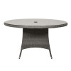 Paris Grey Rattan 6 Seater Round Set 