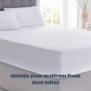 Silentnight Quilted Single Mattress Protector with Skirt