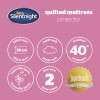 Silentnight Quilted Single Mattress Protector with Skirt