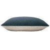 Furn Contra Velvet Polyester Filled Rectangle Cushion 40 x 60cm - Slate Blue
