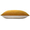 Furn Contra Velvet Polyester Filled Rectangle Cushion 40 x 60cm - Mustard