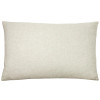 Furn Contra Velvet Polyester Filled Rectangle Cushion 40 x 60cm - Natural