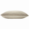 Furn Contra Velvet Polyester Filled Rectangle Cushion 40 x 60cm - Natural