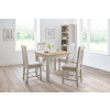 Richmond Elephant Grey Flip-Top Dining Table (D90 x W180 x H78)