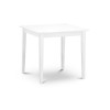 Rufford White Extending Dining Table (D80 x W80-120 x H75cm)