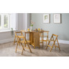 Savoy Light Oak Dining Set (D80 x W120 x H76cm)