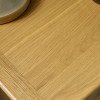 Somerset Oak Compact 1 Drawer Bedside Table with Shelf (H57.5 x W34 x D35cm)