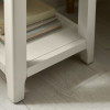 Somerset Truffle Grey and Oak Compact 1 Drawer Bedside Table with Shelf (H57.5 x W34 x D35cm)