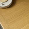 Somerset Truffle Grey and Oak Compact 3 Drawer Bedside Table (H57.5 x W34 x D35cm)