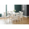 Stanmore Ivory Round to Oval Extending Dining Table (D100 x W138 x H75cm)