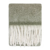 Furn Cozy Woven Tasselled Throw 140 x 180cm - Green
