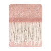 Furn Cozy Woven Tasselled Throw 140 x 180cm - Pink