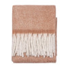 Furn Cozy Woven Tasselled Throw 140 x 180cm - Rust