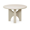 Thyra Grey Stone Effect Round Dining Table (H76 x W120 x D120cm)
