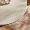 Thyra Grey Stone Effect Round Dining Table (H76 x W120 x D120cm)