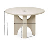 Thyra Grey Stone Effect Round Dining Table (H76 x W120 x D120cm)
