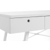 Trianon White Lacquered Finish Desk (D56 x W117 x H75)