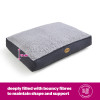 Silentnight Crate Mattress Pet Bed - Grey - Medium (D76 x W51 x H8cm)