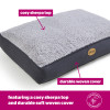 Silentnight Crate Mattress Pet Bed - Grey - Medium (D76 x W51 x H8cm)