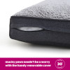 Silentnight Crate Mattress Pet Bed - Grey - Medium (D76 x W51 x H8cm)