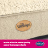 Silentnight Crate Mattress Pet Bed - Natural - Medium (D76 x W51 x H8cm)