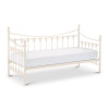 Versailles Stone White Powder Coated Steel Under Bed - Single (D191 x W92 x H36cm)