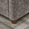 Whitmore Grey Chenille Upholstered King Bed (H134.5 x W167 x D218.5cm)