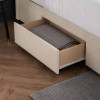 Wilton Oatmeal Beige Linen Deep Button 4 Drawer Bed - Superking (H130 x W195 x D215cm)