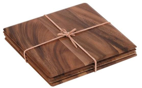 Acacia Wood Placemats  Wood placemats, Wood cutting boards, Wooden platters