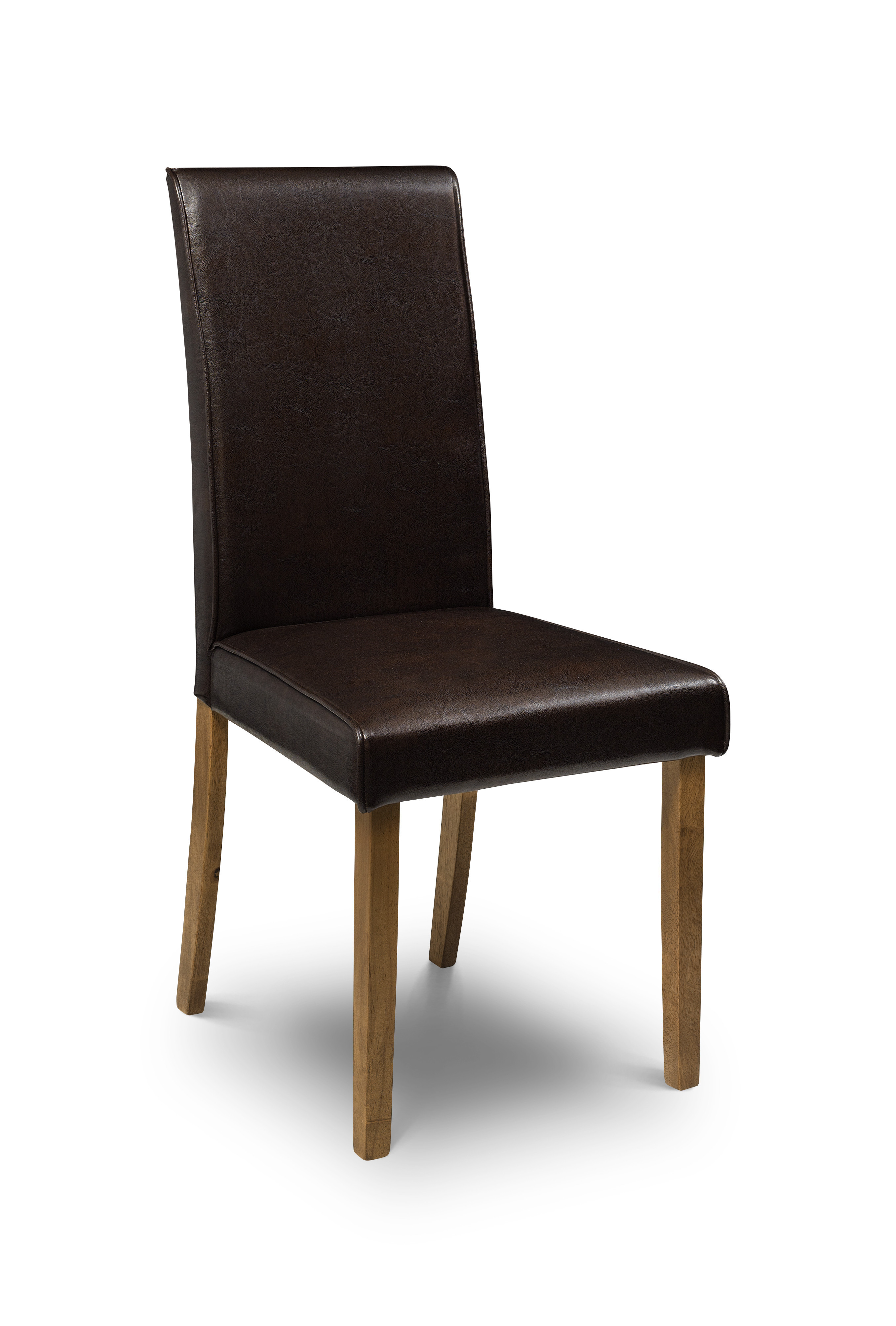 Dark leather dining outlet chairs