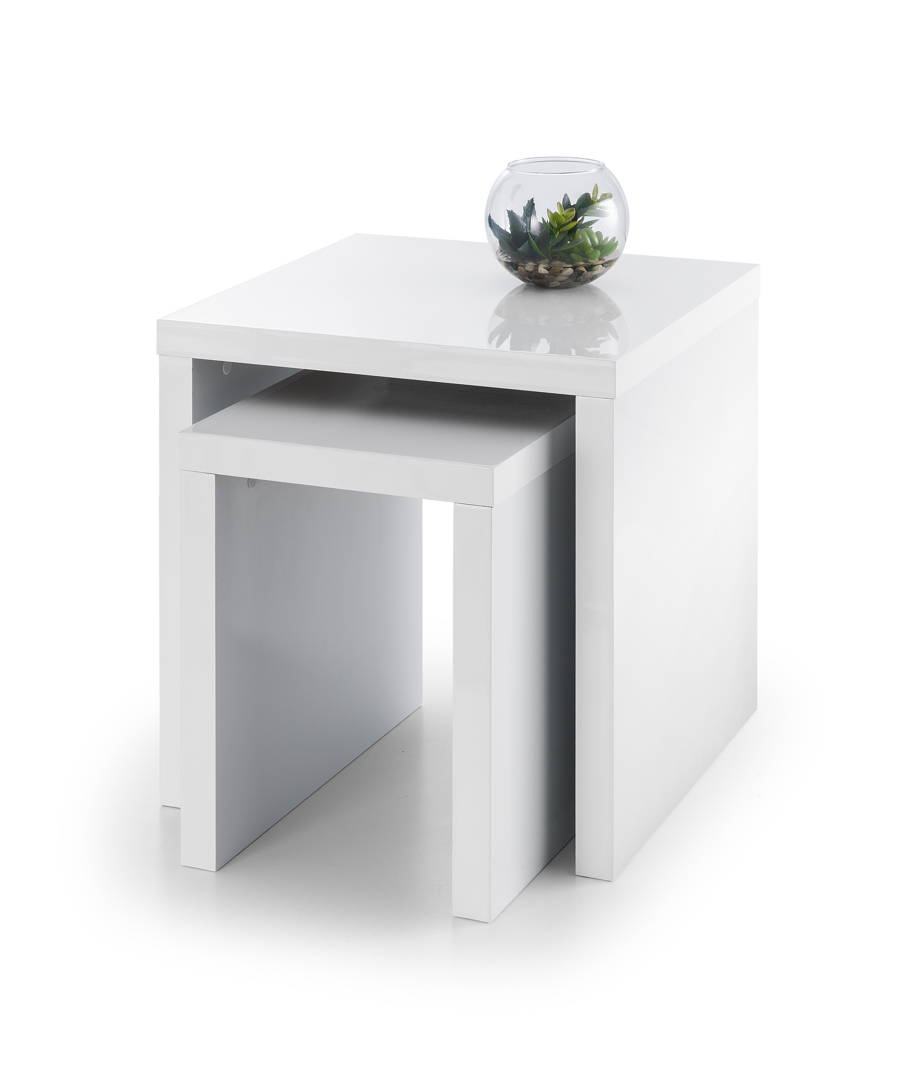 Dale Leisure - Metro High Gloss Nest Of Tables White