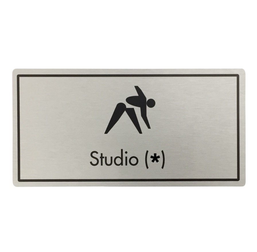 Dale Leisure - Metal Adhesive Numbered Studio Door Sign 20 x 10cm (Box ...