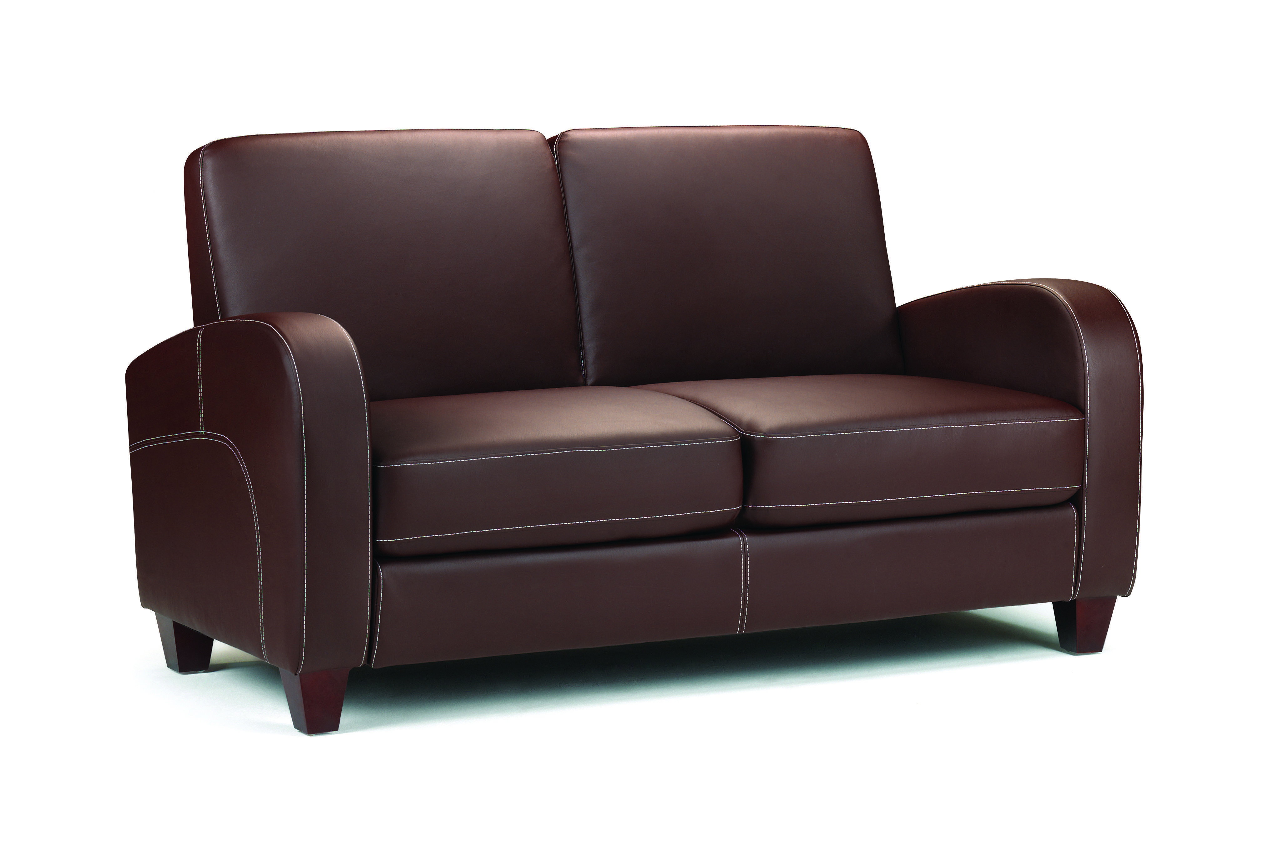vivo 2 seater faux leather sofa