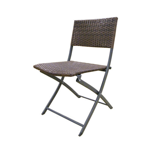 Dale Leisure - Nevada Rattan Folding 2 Seater Bistro Set - Brown