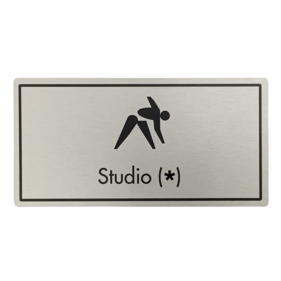 Dale Leisure - Metal Adhesive Numbered Studio Door Sign 20 x 10cm (Box ...